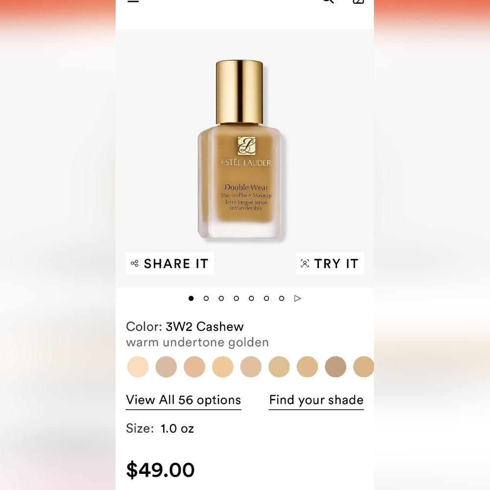 Estēe Lauder foundation